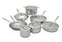 All Clad 14 Piece Stainless Cookware Set
